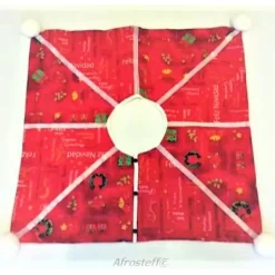 Christbaumdecke genäht, Weihnachtsbaumdecke