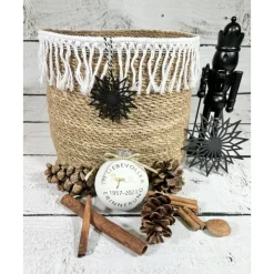 Christbaumkugel | Mama Papa Oma Opa | Andenken Erinnerung Verstorbene | Weihnachtskugel 8 cm personalisiert