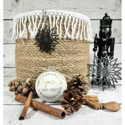 Christbaumkugel | Mama Papa Oma Opa | Andenken Erinnerung Verstorbene | Weihnachtskugel 8 cm personalisiert