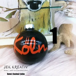 Christbaumkugel, Weihnachtskugel, Tannenbaumschmuck, Echtglas Kugel, Weihnachtsbaumkugel,personalisierte Christbaumkugel