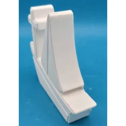 Christliches Schiff aus Raysin in Pastell – Maritime Tischdeko handgemacht für Taufe, Konfirmation und Kommunion