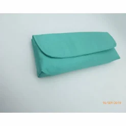 Clutch Peppermint aus Wildseide Unikat hessmade