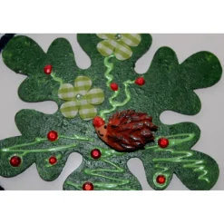 Collage BLUMENIGELCHEN kleines Wandbild Wanddeko Herbstdeko Schneeflocke Wandbild Wandhänger Türdeko Anhänger