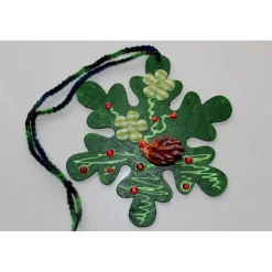 Collage BLUMENIGELCHEN kleines Wandbild Wanddeko Herbstdeko Schneeflocke Wandbild Wandhänger Türdeko Anhänger