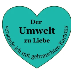 Collier Anhänger Mermaid  großes  Herz hellblau  ART 5433