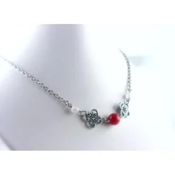 Collier,Kette,Wiesn, Halskette, Damenkette, Jade, 21