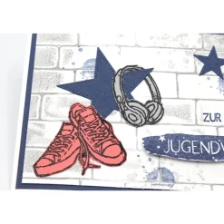 Coole Glückwunschkarte zur Jugendweihe, Jugendweihe-Karte für Jungen