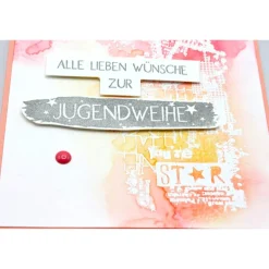 Coole Jugendweihekarte mit tollem jugendlichen Motiv, Glückwunschkarte zur Jugendweihe