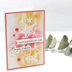 Coole Jugendweihekarte mit tollem jugendlichen Motiv, Glückwunschkarte zur Jugendweihe