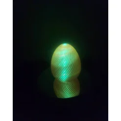 Cooles LED-Oster-Drachenei / Windlicht aus dem 3D-Drucker – 12,5 cm – für drinnen & draußen
