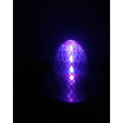 Cooles LED-Oster-Drachenei / Windlicht aus dem 3D-Drucker – 12,5 cm – für drinnen & draußen