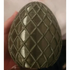 Cooles LED-Oster-Drachenei / Windlicht aus dem 3D-Drucker – 12,5 cm – für drinnen & draußen