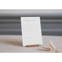 Countdown Hochzeit | Tage bis zur Hochzeit zählen | Karten zum Abhaken | boho | Postkarte | Kartenständer | Tischdeko