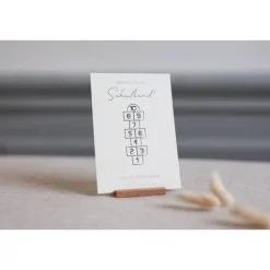 Countdown Schule | 10 Wochen bis zur Einschulung | Karte zum Ausmalen | Tischdekoration | Bald Schulkind | Schulstart