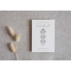 Countdown Schule | 10 Wochen bis zur Einschulung | Karte zum Ausmalen | Tischdekoration | Bald Schulkind | Schulstart