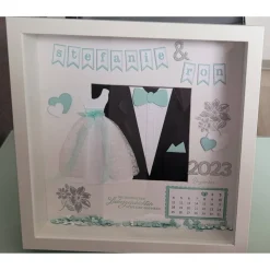 3D Bilderrahmen als Geldgeschenk für Hochzeiten
