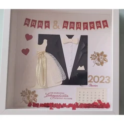 3D Bilderrahmen als Geldgeschenk für Hochzeiten
