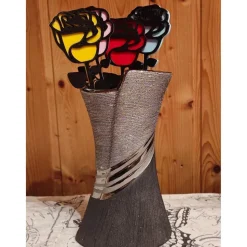 3D Druck | Geschenk Frau | Rose personalisiert | Blume mit Namen | Rose Wunschname | Hochzeitstag | Freundin | Muttertag