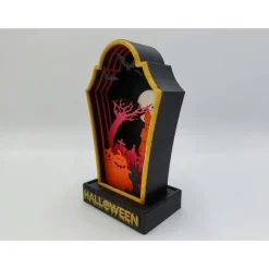 3D Druck | Halloween | Schatten Box Grabstein | Dekoration | Ornamente | Wanddekoration | Hallowenn Dekoration