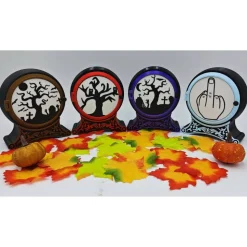 3D Druck | Halloween LED Teelicht Display | Halloween LED Tea Light Display | Herbst | Verschiedene Motive | Different M
