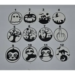 3D Druck | Halloween LED Teelicht Display | Halloween LED Tea Light Display | Herbst | Verschiedene Motive | Different M