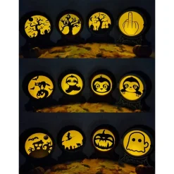 3D Druck | Halloween LED Teelicht Display | Halloween LED Tea Light Display | Herbst | Verschiedene Motive | Different M