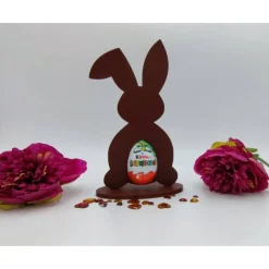 3D Druck | Osterhasen | Hasen Silhouette | Namen personalisierbar | Überraschungs Ei Halter | Hasen Silhouette | Namen p