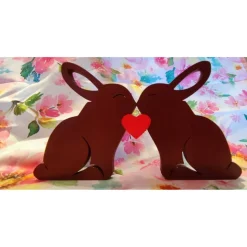 3D Druck | Osterhasen | Love | Accessoire | Hasen Love | Valentinstag | Hasen Paar | Herzen