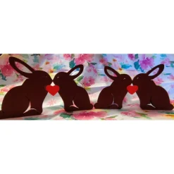 3D Druck | Osterhasen | Love | Accessoire | Hasen Love | Valentinstag | Hasen Paar | Herzen