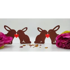 3D Druck | Osterhasen | Love | Accessoire | Hasen Love | Valentinstag | Hasen Paar | Herzen