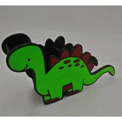 3D Druck | Personalisierter Dino Stiftehalter | Buntstifthalter | Dino Stiftehalter | Dinosaurier Silhouette | Pinselhal