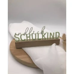 3D Druck „Endlich Schulkind“ – Einschulung Dekoration – Verschiedene Farben