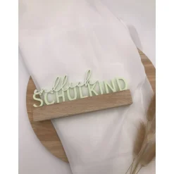 3D Druck „Endlich Schulkind“ – Einschulung Dekoration – Verschiedene Farben