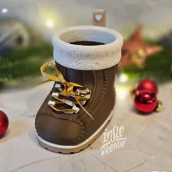 3D Druck Weihnachtsstiefel „Santa was here“ – Einzigartige Deko & Geschenkidee aus PLA