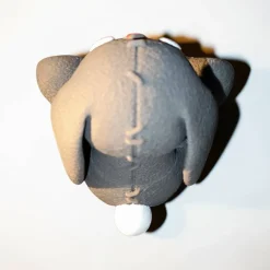 3D gedruckter Hase im Kuscheltier-Look – Genähte Optik – Osterdeko & Sammlerfigur