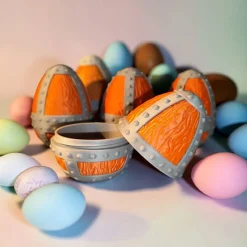 3D gedrucktes Wikinger-Ei mit Schraubverschluss | Geschenk- & Versteckei für Männer