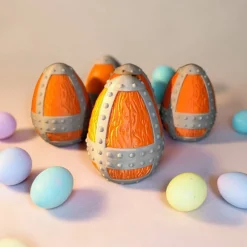 3D gedrucktes Wikinger-Ei mit Schraubverschluss | Geschenk- & Versteckei für Männer