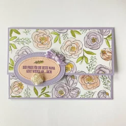 3D Geldkarte Gutscheinkarte Muttertag Stampin’Up Handarbeit