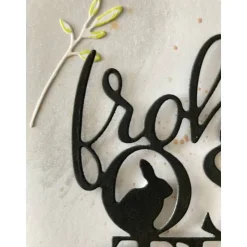 3D Glückwunschkarte zu Ostern Florales Design Blau, bunt Handgefertigt A6 Hochformat Creative Depot