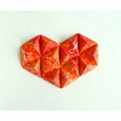 3D Herz // Origami-Herz Objektrahmen
