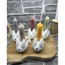 3D Osterhase als Stabkerzenhalter I Handgemacht I Osterdekoration I Deko I Kerze