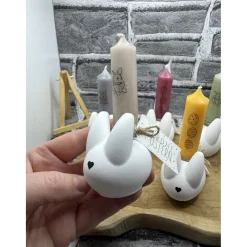 3D Osterhase als Stabkerzenhalter I Handgemacht I Osterdekoration I Deko I Kerze