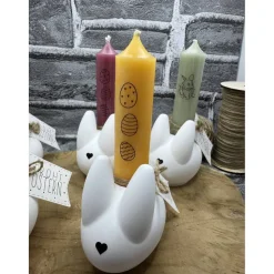 3D Osterhase als Stabkerzenhalter I Handgemacht I Osterdekoration I Deko I Kerze