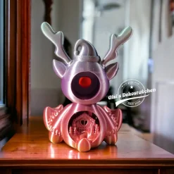 3D Rudolf mit der roten Nase