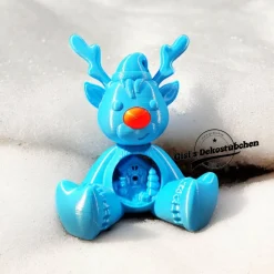 3D Rudolf mit der roten Nase