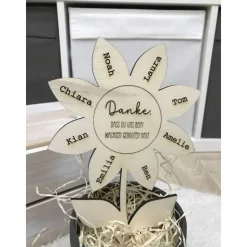 Danke, dass du uns beim Wachsen geholfen hast | Abschiedsgeschenk | Geschenk Erzieherin Tagesmutter | Kindergarten | Gru