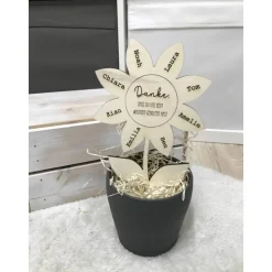 Danke, dass du uns beim Wachsen geholfen hast | Abschiedsgeschenk | Geschenk Erzieherin Tagesmutter | Kindergarten | Gru