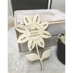 Danke, dass du uns beim Wachsen geholfen hast | Abschiedsgeschenk | Geschenk Erzieherin Tagesmutter | Kindergarten | Gru