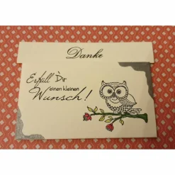 Dankeschön - Gutscheinverpackung