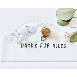 Dankeskarte/ Danke für alles / Flaschenpost